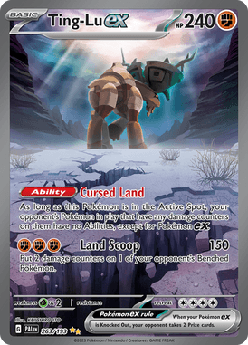 Paldea Evolved - 263/193 - Ting-Lu ex - Pokemon kaarten Kopen - LuiopZondag TCG Store Assen