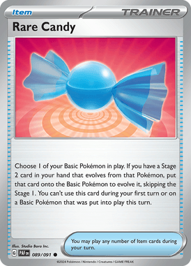 Paldean Fates - 089/091 - Rare Candy - Losse Pokemon kaarten Kopen - LuiopZondag TCG Store Assen