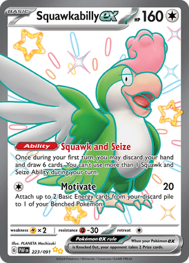 Paldean Fates - 223/091 - Squawkabilly ex
