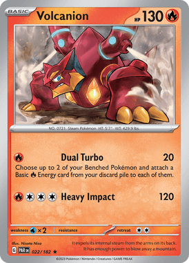 Paradox Rift - 022/182 - Volcanion - Pokemon kaarten Kopen - LuiopZondag TCG Store Assen