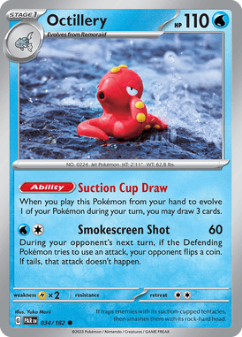 Paradox Rift - 034/182 - Octillery - Pokemon kaarten Kopen - LuiopZondag TCG Store Assen