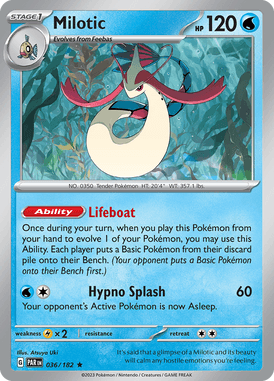 Paradox Rift - 036/182 - Milotic - Pokemon kaarten Kopen - LuiopZondag TCG Store Assen