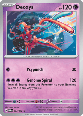 Paradox Rift - 074/182 - Deoxys - Pokemon kaarten Kopen - LuiopZondag TCG Store Assen