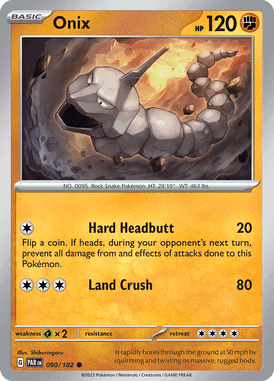 Paradox Rift - 090/182 - Onix - Pokemon kaarten Kopen - LuiopZondag TCG Store Assen