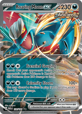 Paradox Rift - 124/182 - Roaring Moon ex - Pokemon kaarten Kopen - LuiopZondag TCG Store Assen