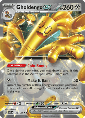 Paradox Rift - 139/182 - Gholdengo ex - Pokemon kaarten Kopen - LuiopZondag TCG Store Assen