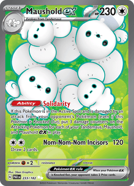 Paradox Rift - 233/182 - Maushold ex - Pokemon kaarten Kopen - LuiopZondag TCG Store Assen
