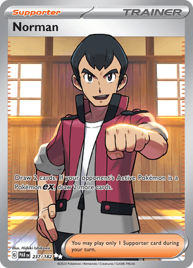 Paradox Rift - 237/182 - Norman - Pokemon kaarten Kopen - LuiopZondag TCG Store Assen
