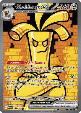 Paradox Rift - 252/182 - Gholdengo ex - Pokemon kaarten Kopen - LuiopZondag TCG Store Assen