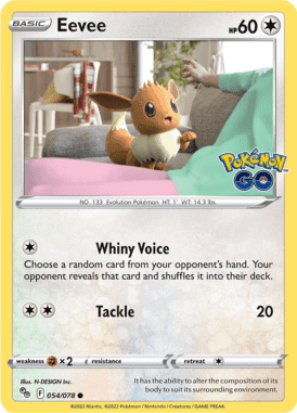 Pokémon GO - 054/078 - Eevee - LuiopZondag.nl