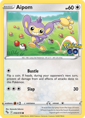 Pokémon GO - 056/078 - Aipom - LuiopZondag.nl
