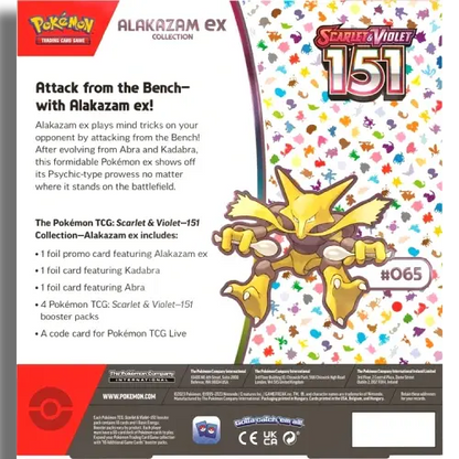 Pokemon 151 Alakazam ex Collection