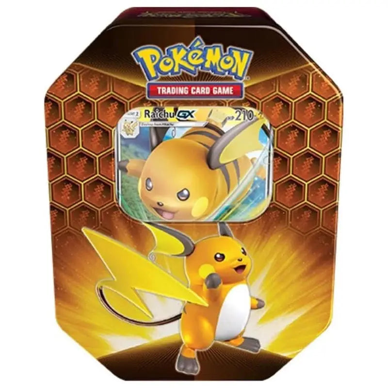 Hidden Fates Raichu GX Tin