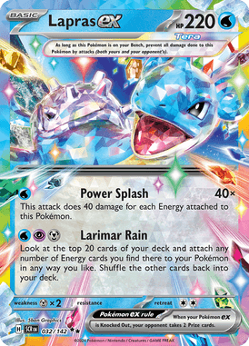 Stellar Crown - 032/142 - Lapras ex - Losse Pokemon Kopen - LuiopZondag TCG Store