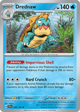 Stellar Crown - 044/142 - Drednaw - Losse Pokemon Kopen - LuiopZondag TCG Store