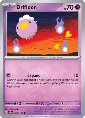 Stellar Crown - 060/142 - Drifloon - Losse Pokemon Kopen - LuiopZondag TCG Store