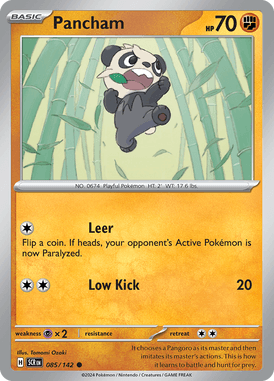 Stellar Crown - 085/142 - Pancham - Losse Pokemon Kopen - LuiopZondag TCG Store