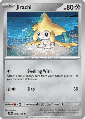 Stellar Crown - 098/142 - Jirachi - Losse Pokemon Kopen - LuiopZondag TCG Store