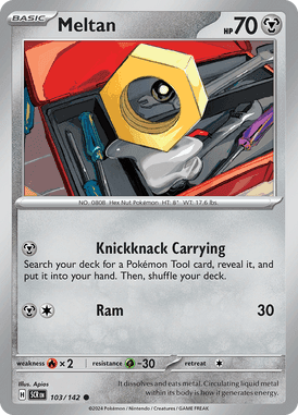Stellar Crown - 103/142 - Meltan - Losse Pokemon Kopen - LuiopZondag TCG Store