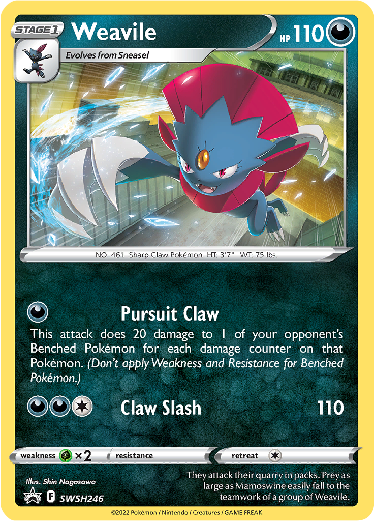 Weavile (SWSH 246) SWSH Black Star Promos