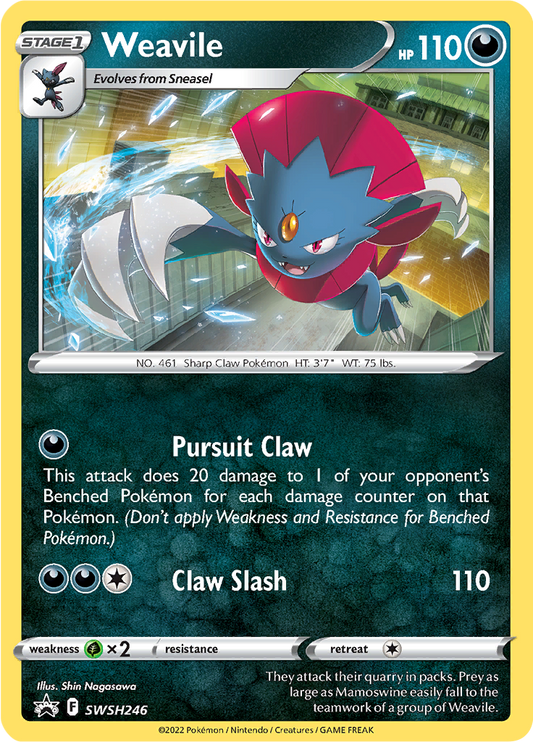 Weavile (SWSH 246) SWSH Black Star Promos