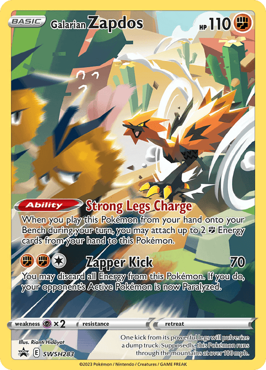 Galarian Zapdos (SWSH 283) SWSH Black Star Promos - luiopzondag.nl