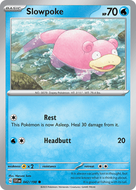 Scarlet & Violet - 042/198 - Slowpoke