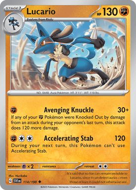 Scarlet & Violet - 114/198 - Lucario