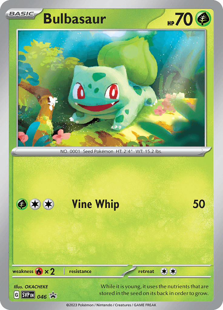 Bulbasaur (SVP 046) SV Black Star Promos