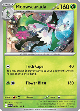 Scarlet & Violet - 015/198 - Meowscarada - Pokemon kaarten Kopen - LuiopZondag TCG Store Assen