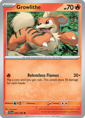 Scarlet & Violet - 030/198 - Growlithe