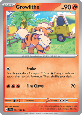 Scarlet & Violet - 031/198 - Growlithe