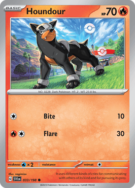 Scarlet & Violet - 033/198 - Houndour - Pokemon kaarten Kopen - LuiopZondag TCG Store Assen