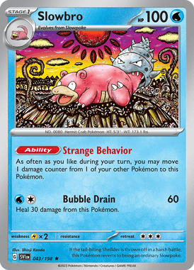 Scarlet & Violet - 043/198 - Slowbro - Pokemon kaarten Kopen - LuiopZondag TCG Store Assen