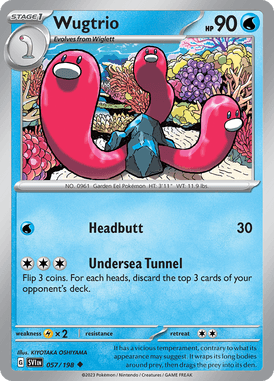 Scarlet & Violet - 057/198 - Wugtrio - Pokemon kaarten Kopen - LuiopZondag TCG Store Assen