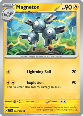 Scarlet & Violet - 064/198 - Magneton - Pokemon kaarten Kopen - LuiopZondag TCG Store Assen