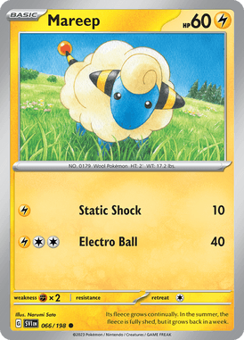 Scarlet & Violet - 066/198 - Mareep - Pokemon kaarten Kopen - LuiopZondag TCG Store Assen