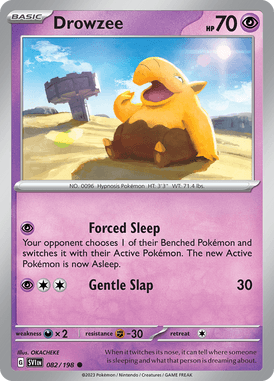 Scarlet & Violet - 082/198 - Drowzee - Pokemon kaarten Kopen - LuiopZondag TCG Store Assen