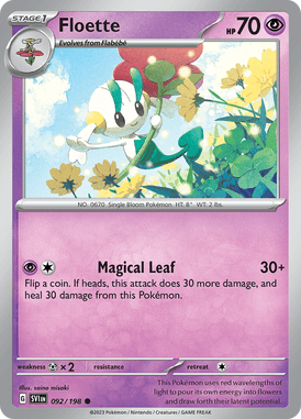 Scarlet & Violet - 092/198 - Floette - Pokemon kaarten Kopen - LuiopZondag TCG Store Assen