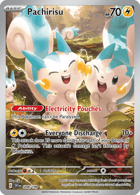 Scarlet & Violet - 208/198 - Pachirisu - Pokemon kaarten Kopen - LuiopZondag TCG Store Assen