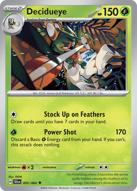 Shrouded Fable - 005/064 - Decidueye - Losse Pokemon Kopen - LuiopZondag TCG Store