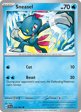 Shrouded Fable - 013/064 - Sneasel - Losse Pokemon Kopen - LuiopZondag TCG Store