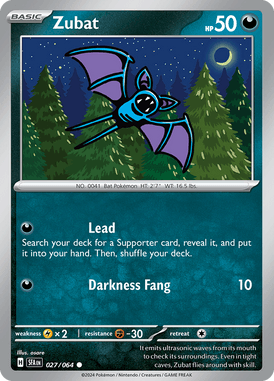 Shrouded Fable - 027/064 - Zubat - Losse Pokemon Kopen - LuiopZondag TCG Store