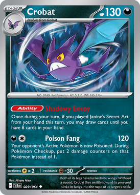 Shrouded Fable - 029/064 - Crobat - Losse Pokemon Kopen - LuiopZondag TCG Store