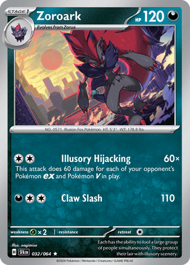 Shrouded Fable - 032/064 - Zoroark  - Losse Pokemon Kopen - LuiopZondag TCG Store