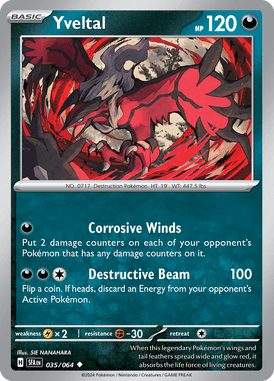 Shrouded Fable - 035/064 - Yveltal - Losse Pokemon Kopen - LuiopZondag TCG Store