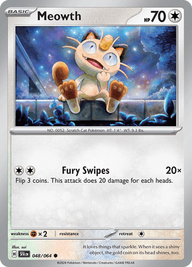 Shrouded Fable - 048/064 - Meowth - Losse Pokemon Kopen - LuiopZondag TCG Store