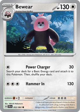 Shrouded Fable - 053/064 - Bewear - Losse Pokemon Kopen - LuiopZondag TCG Store