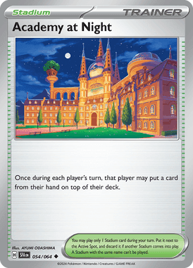 Shrouded Fable - 054/064 - Academy at Night - Losse Pokemon Kopen - LuiopZondag TCG Store