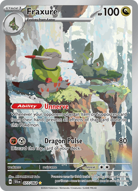 Shrouded Fable - 077/064 - Fraxure - Losse Pokemon Kopen - LuiopZondag TCG Store